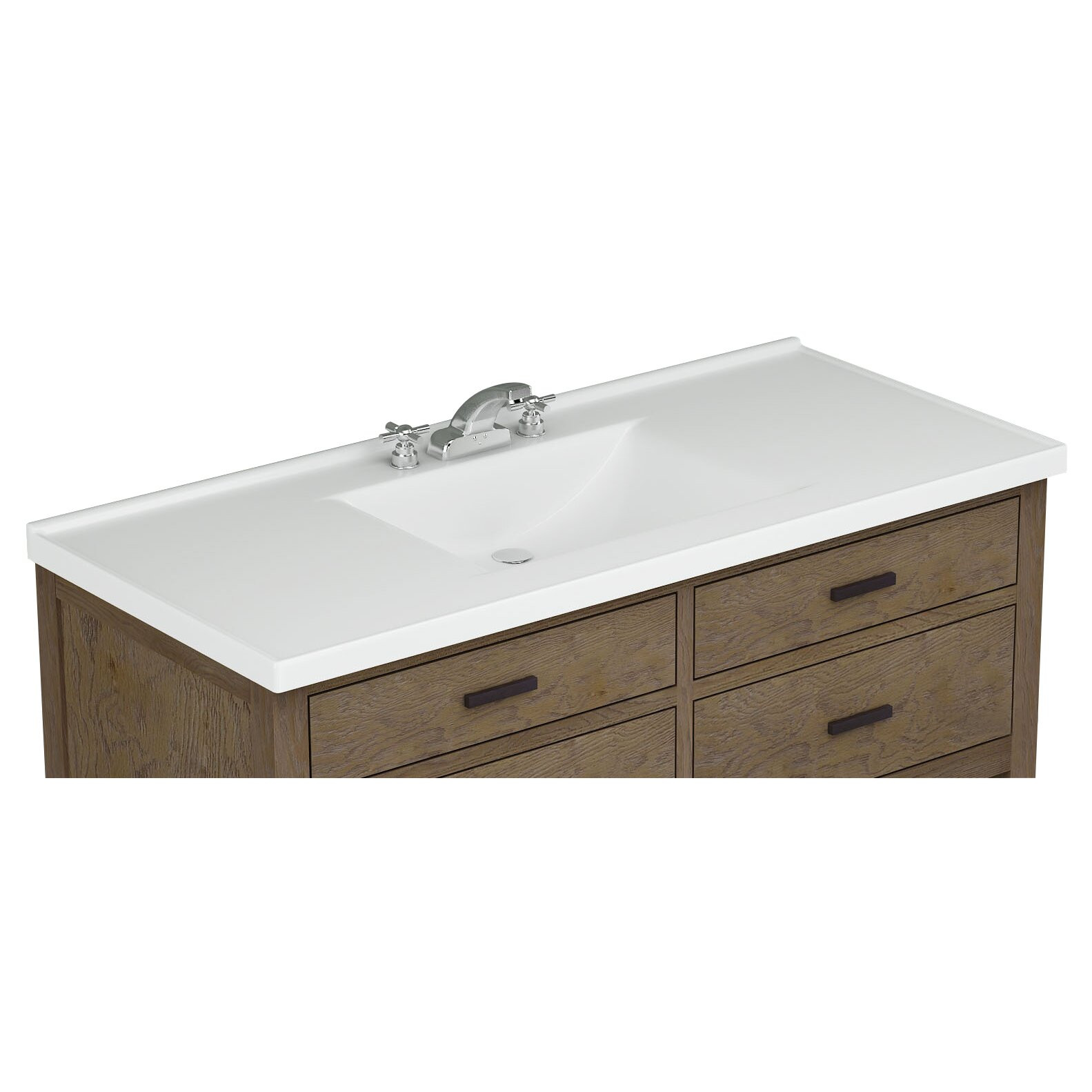 49 Bathroom Vanity Top
 Sunny Wood Premier Tops 49" Bathroom Vanity Top with