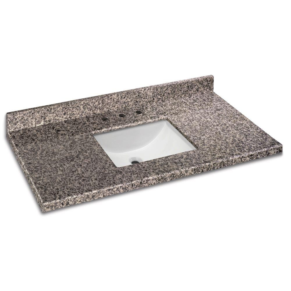 49 Bathroom Vanity Top
 Pegasus 49 in W x 22 in D Granite Vanity Top in Sircolo