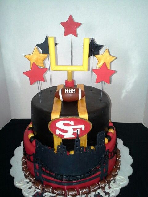 49ers Birthday Cakes
 Chocolate 49ers cake everyone loves cake