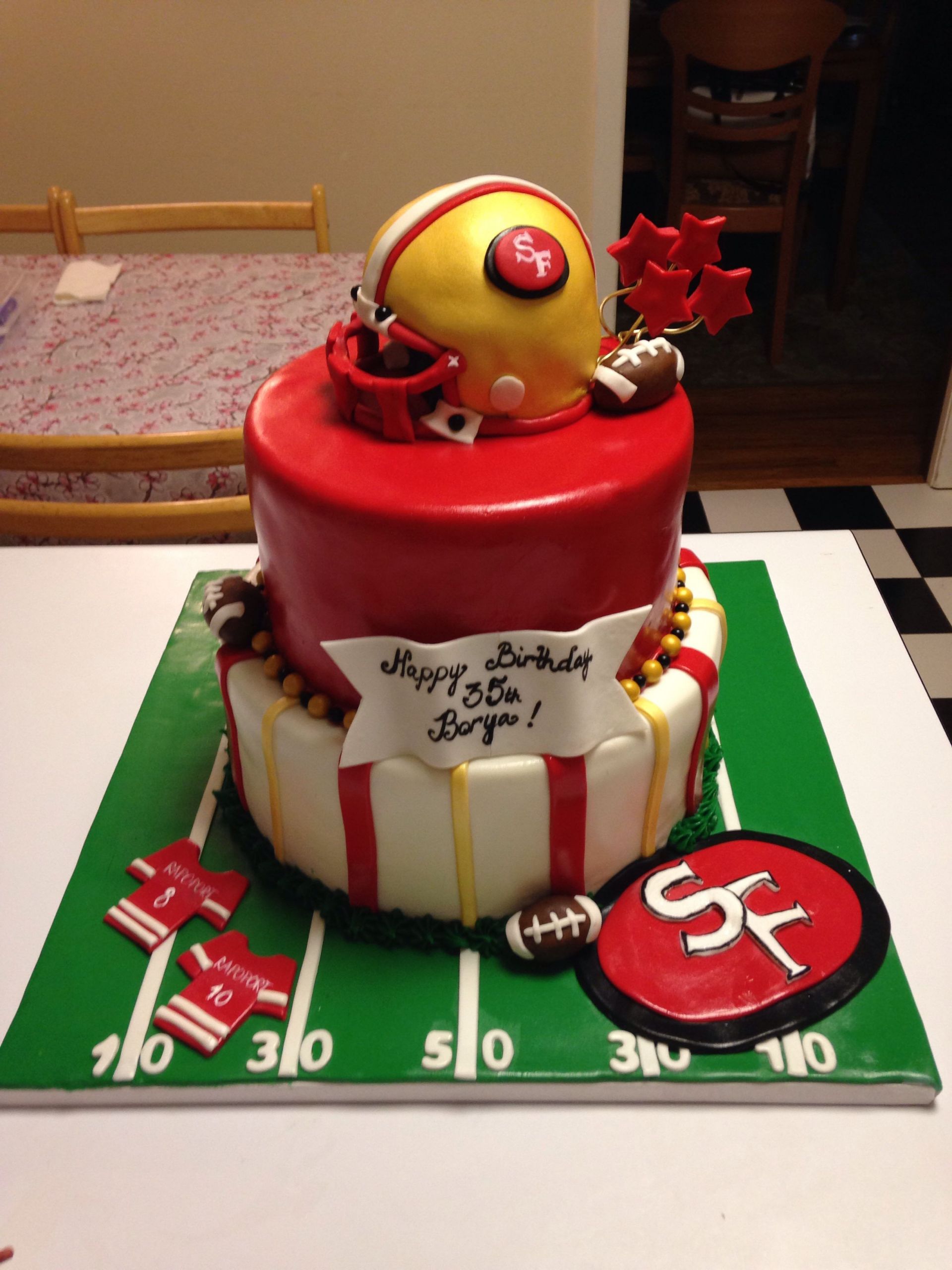 49ers Birthday Cakes
 49ers cake