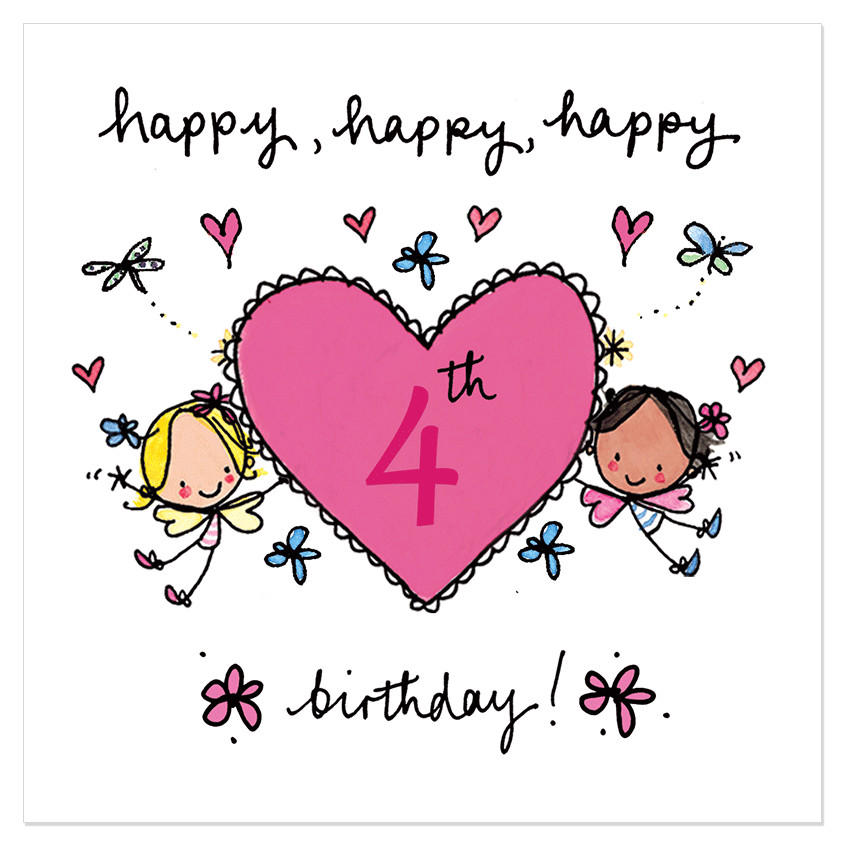 4Th Birthday Quotes
 Happy happy happy 4th birthday – Juicy Lucy Designs