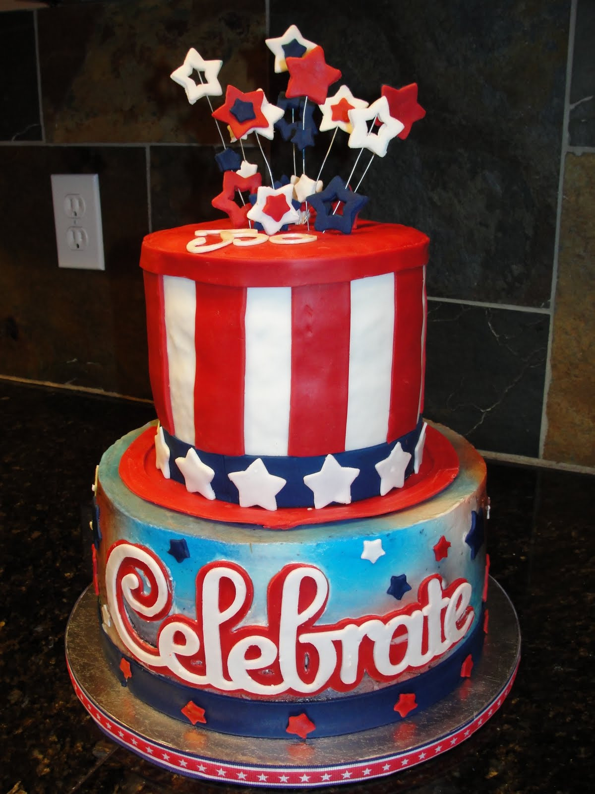 4th Of July Birthday Cakes
 The Shank Family 4th of July Birthday Cake