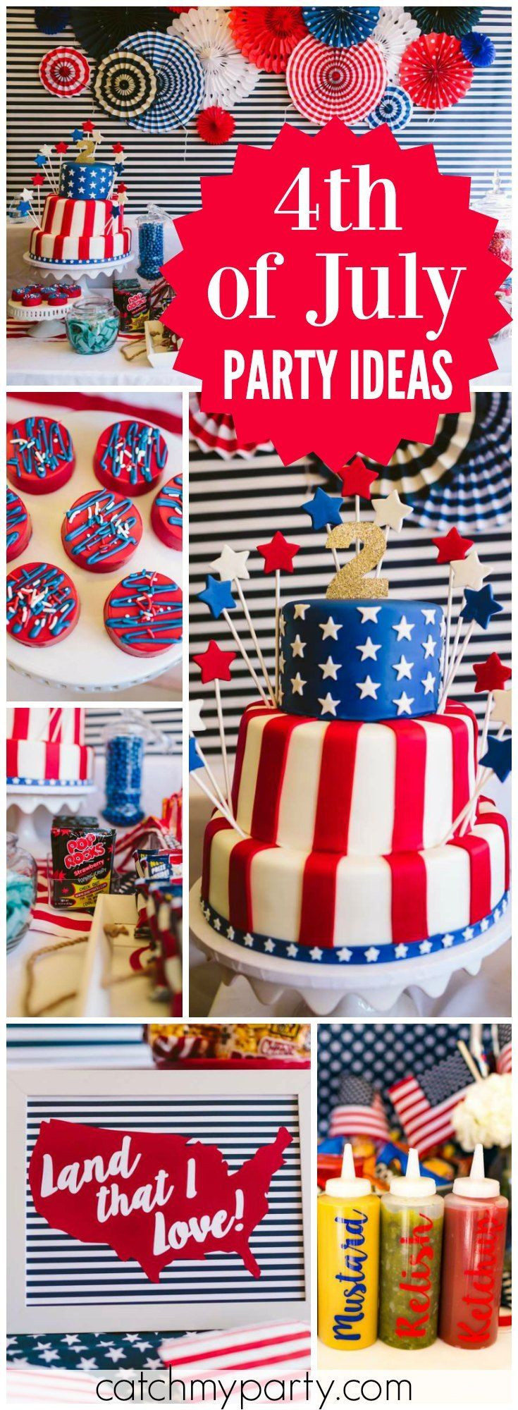 4th Of July Birthday Party Ideas
 454 best July 4th Party Ideas images on Pinterest