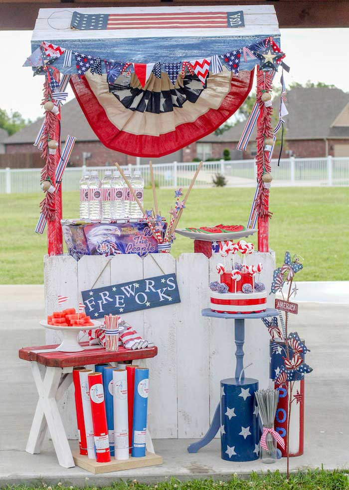 4th Of July Birthday Party Ideas
 Kara s Party Ideas Glorious 4th of July Party Ideas