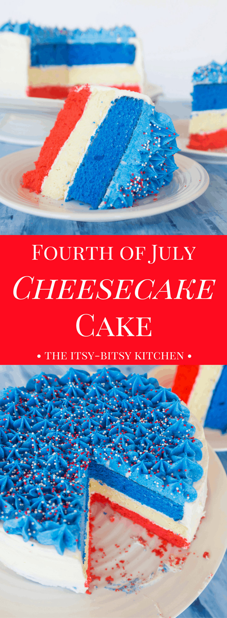 4Th Of July Cake Recipes
 Fourth of July Cheesecake Cake