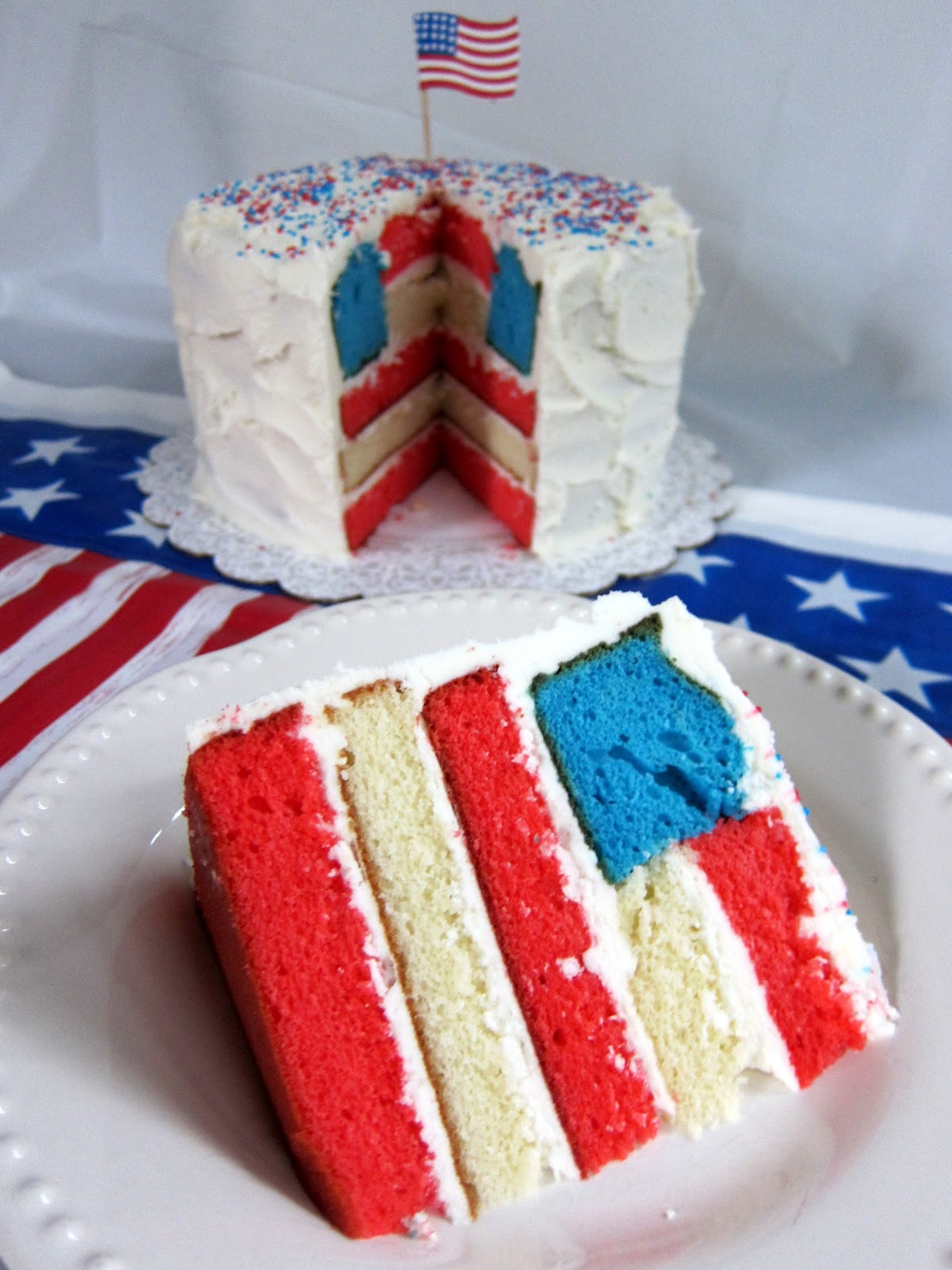 4Th Of July Cake Recipes
 4th of July Flag Cake