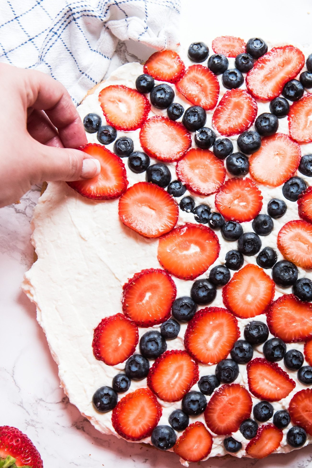 4Th Of July Fruit Desserts
 Americana Sugar Cookie Fruit Pizza The Sweetest Occasion