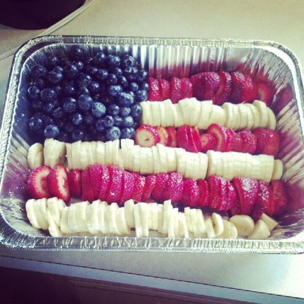 4Th Of July Fruit Desserts
 4th of July Flag Fruit Dessert Our Motivations