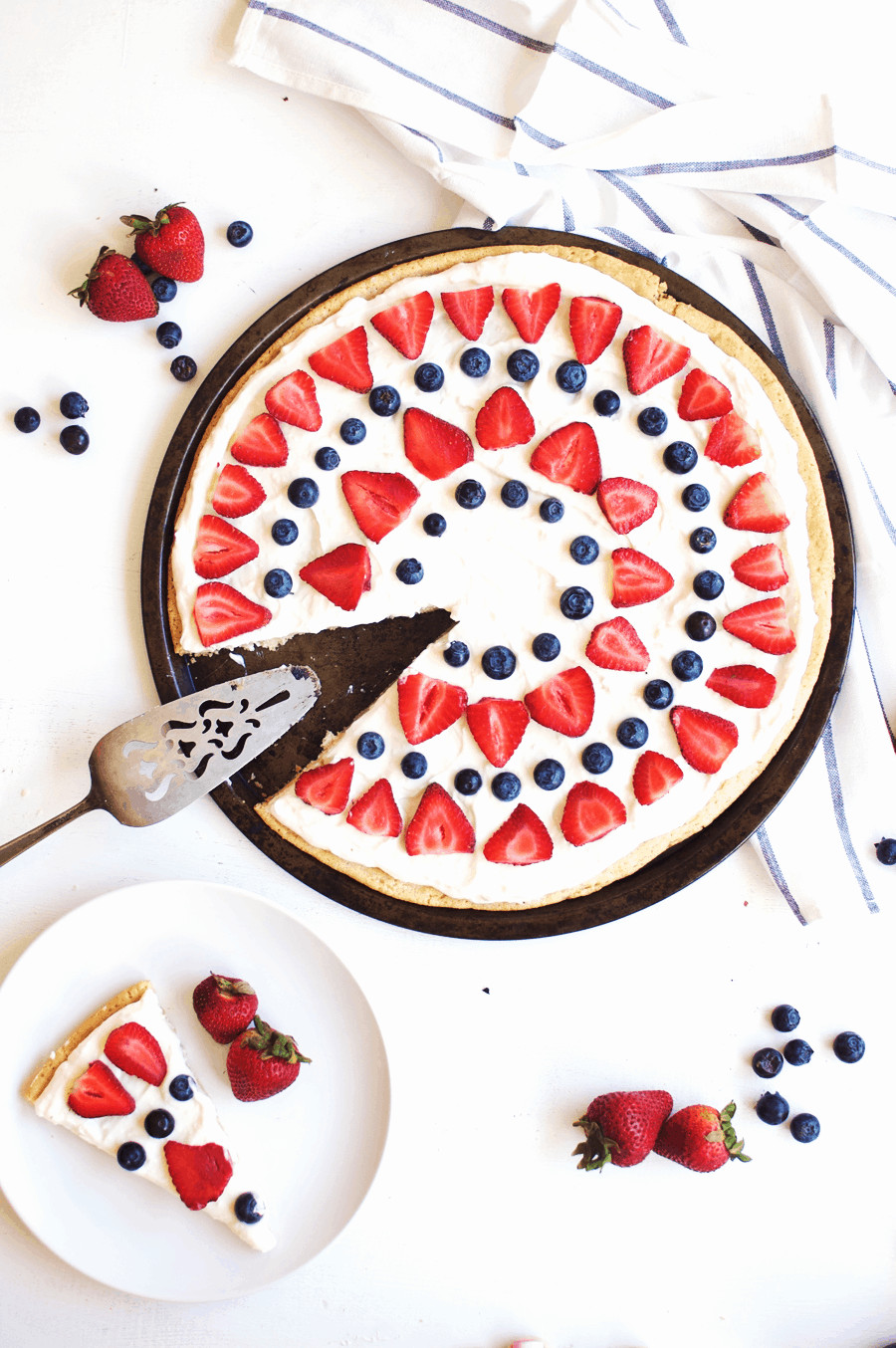 4Th Of July Fruit Desserts
 4th of July Berry Dessert Pizza