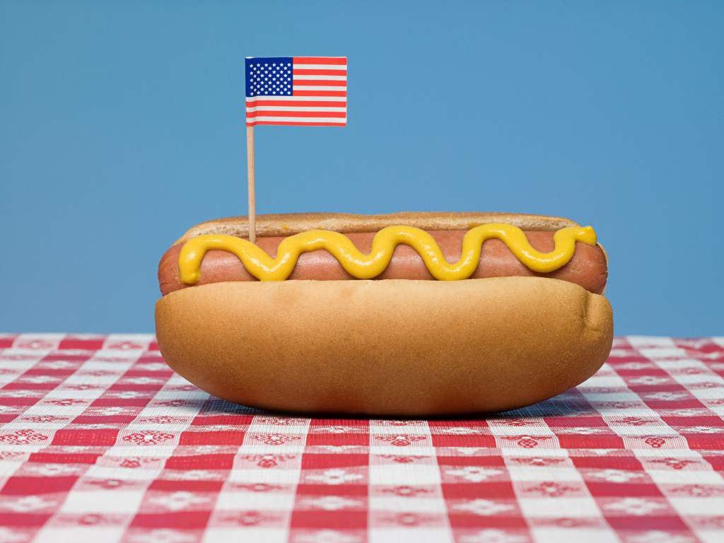 4Th Of July Hot Dogs
 American Independence Day Fourth of July
