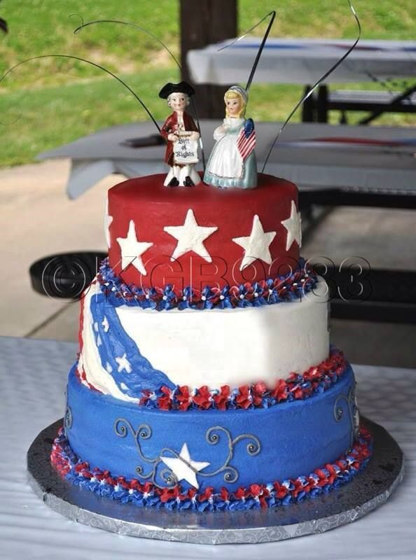 4Th Of July Wedding Cakes
 39 best images about July 4th Cakes on Pinterest