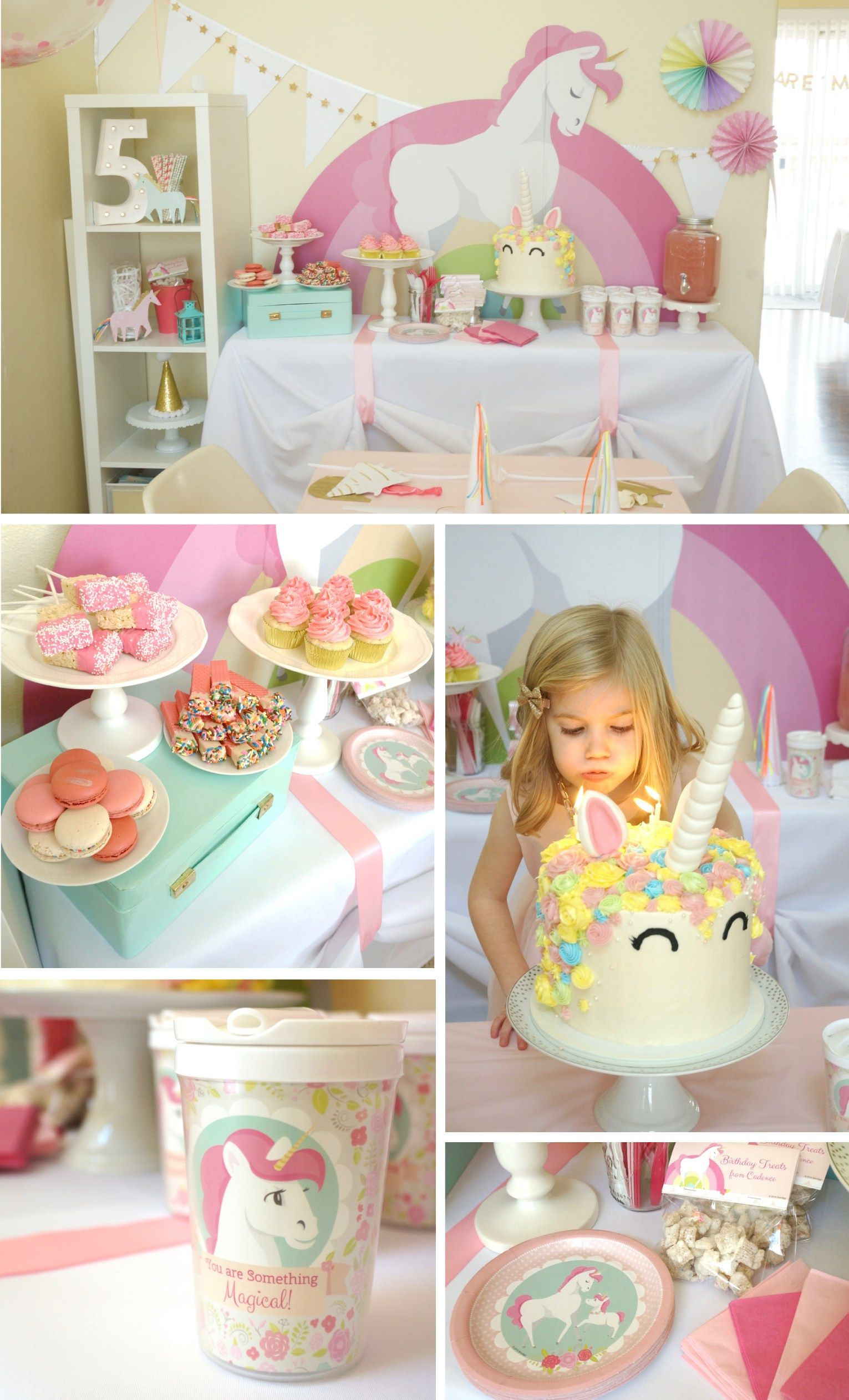 5 Year Old Birthday Party Ideas
 Magical Unicorn Party for a five year old Best kids party