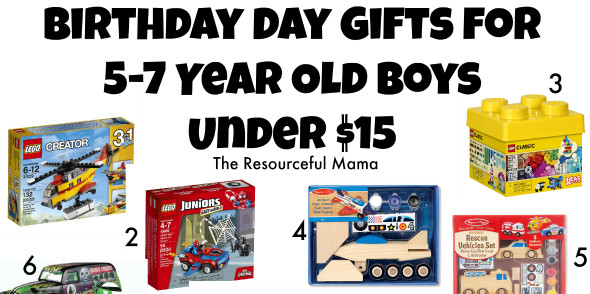 5 Year Old Boy Birthday Gift
 Birthday Gifts for 5 7 Year Old Boys Under $15 The