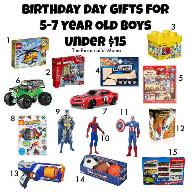 5 Year Old Boy Birthday Gift
 Birthday Gifts for 5 7 Year Old Boys Under $15 The