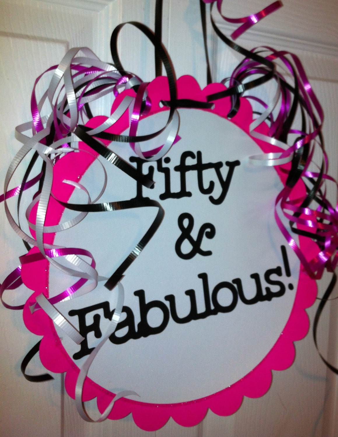 50 And Fabulous Birthday Decorations
 50th Birthday Decorations Giant Sign Party Decorations 50 and