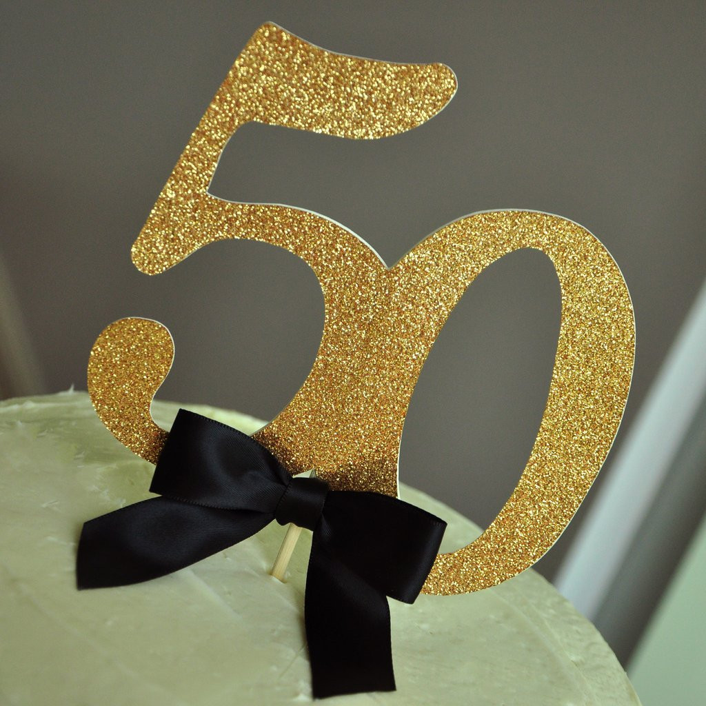 50 And Fabulous Birthday Decorations
 50th Birthday Cake Toppers Handcrafted in 1 3 Business