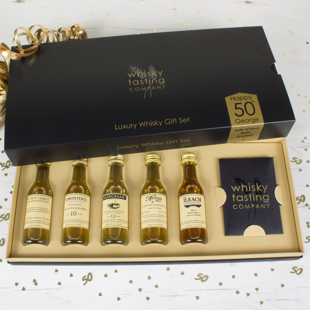 50 Year Old Birthday Gifts
 40 50 year old birthday whisky t set by whisky