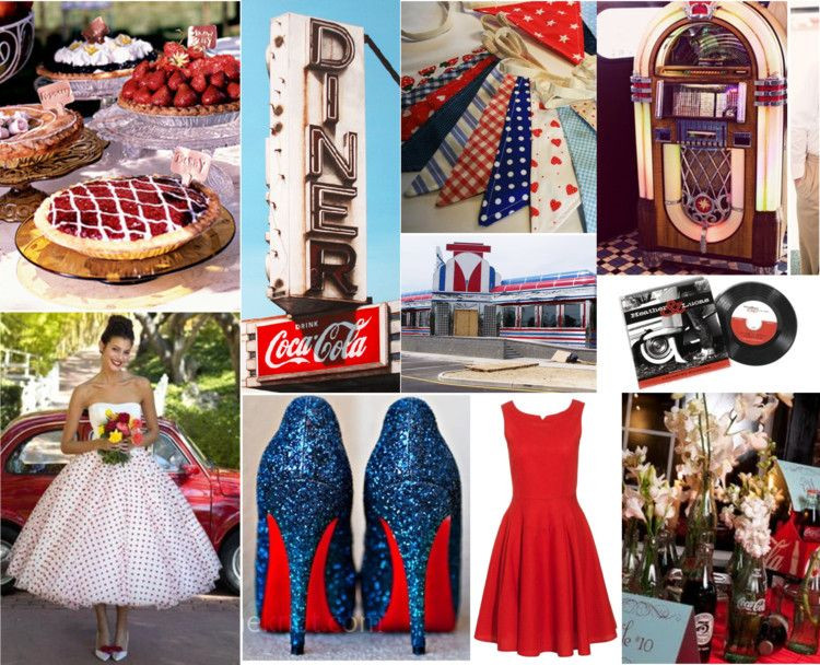 50s Themed Wedding
 Wedding Wednesday 50s Diner Theme