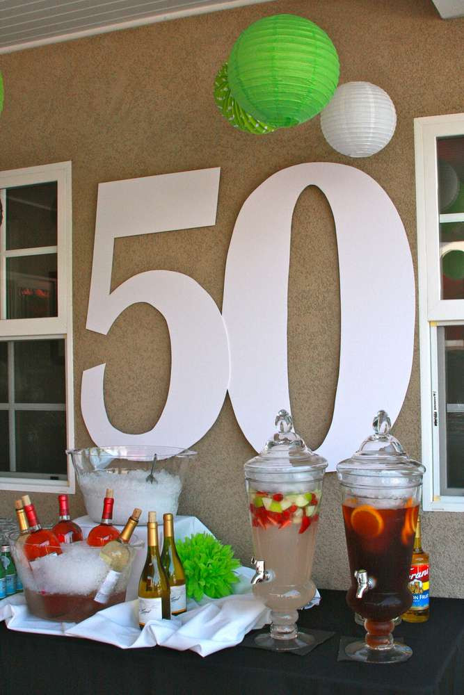 50th Birthday Decor
 Cool Party Favors