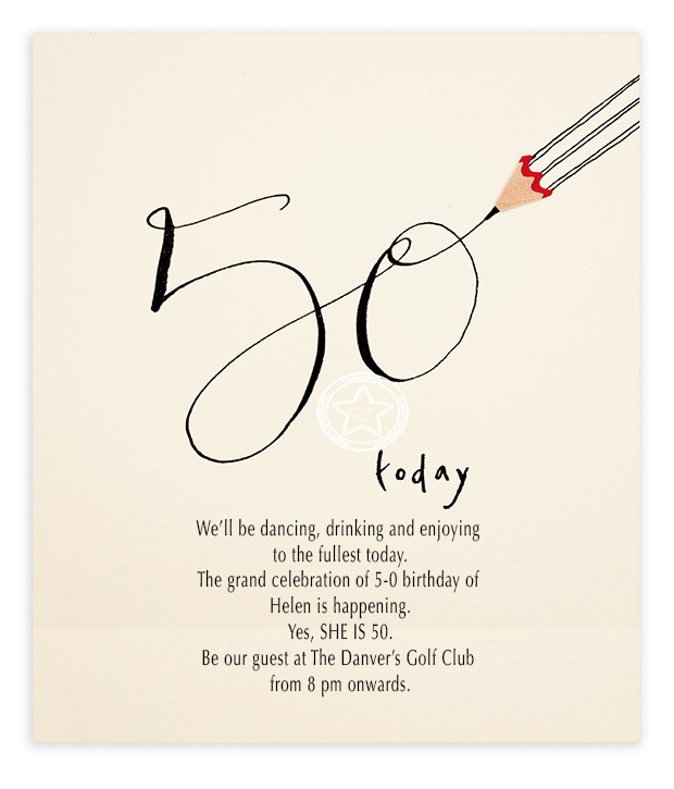 50th Birthday Invitation Wording
 50th Birthday Invitation Wording Samples