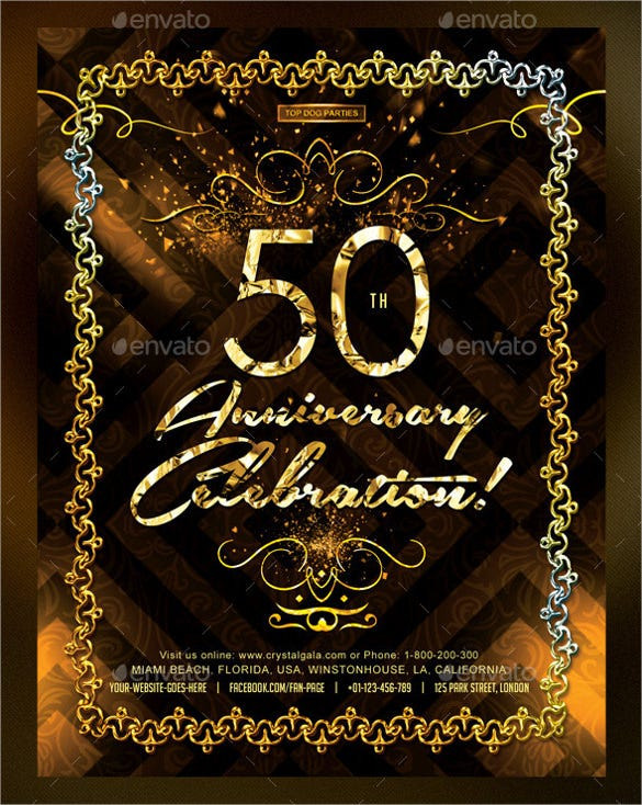 50th Birthday Invitations Templates
 45 50th Birthday Invitation Templates – Free Sample