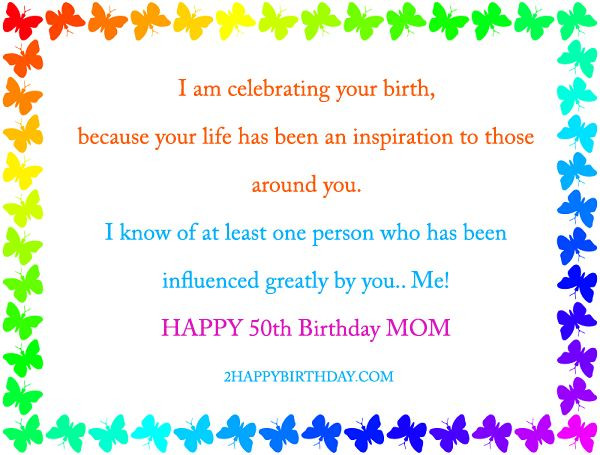 50Th Birthday Quotes For Mom
 29 best Happy birthday images on Pinterest