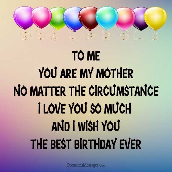 50Th Birthday Quotes For Mom
 Happy Birthday Wishes for Stepmom Occasions Messages