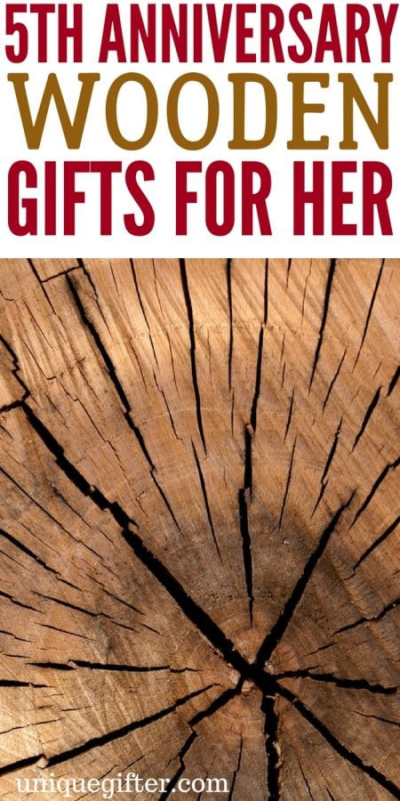 5th Wedding Anniversary Gift Ideas For Her
 5th Wooden Anniversary Gifts for Her Unique Gifter
