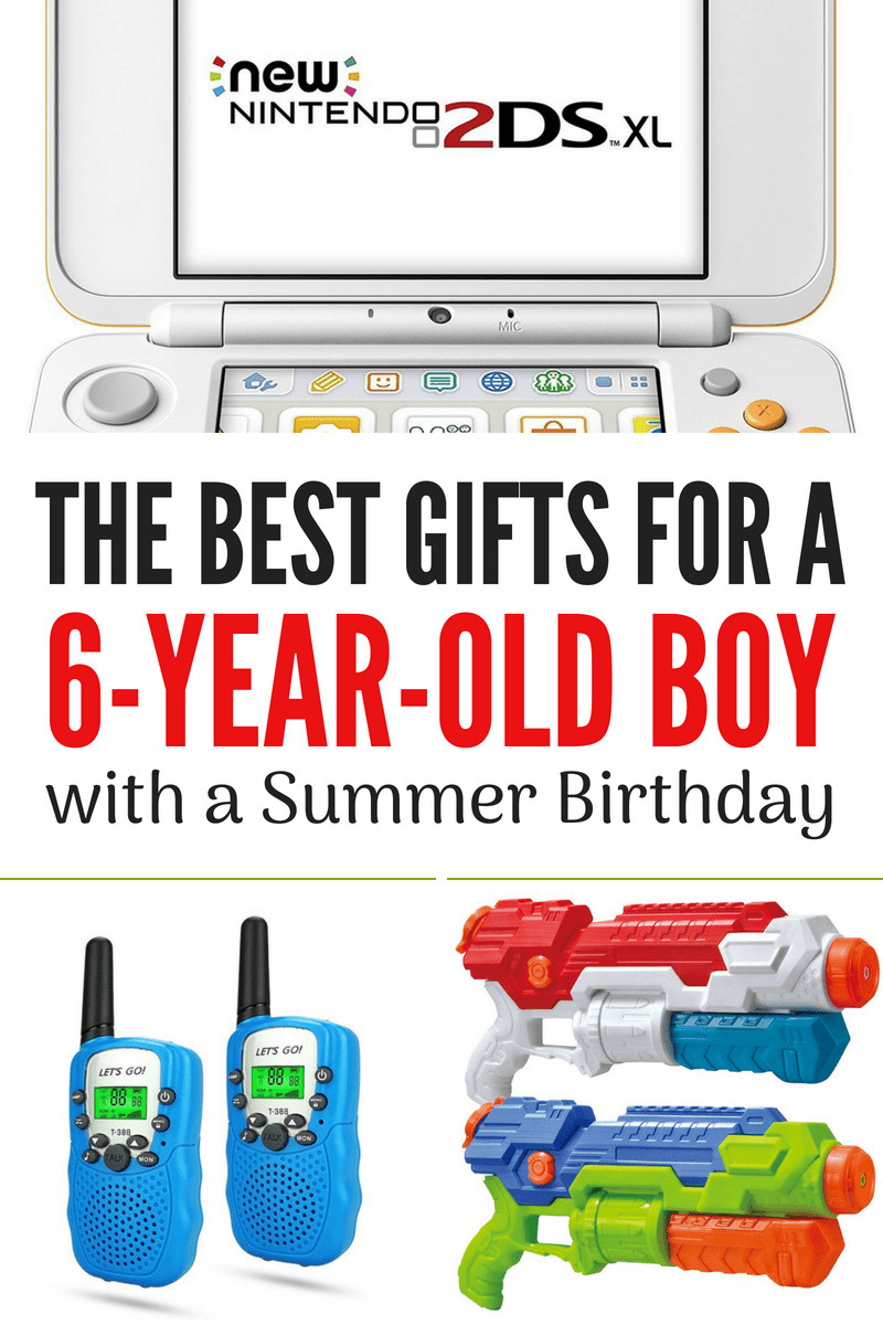 6 Year Old Boy Birthday Gifts
 The Best Gifts for a Six Year Old Boy with a Summer Birthday