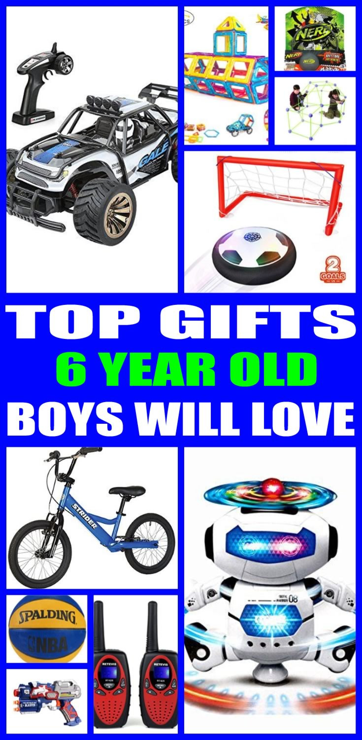 6 Year Old Boy Birthday Gifts
 Top 6 Year Old Boys Gift Ideas