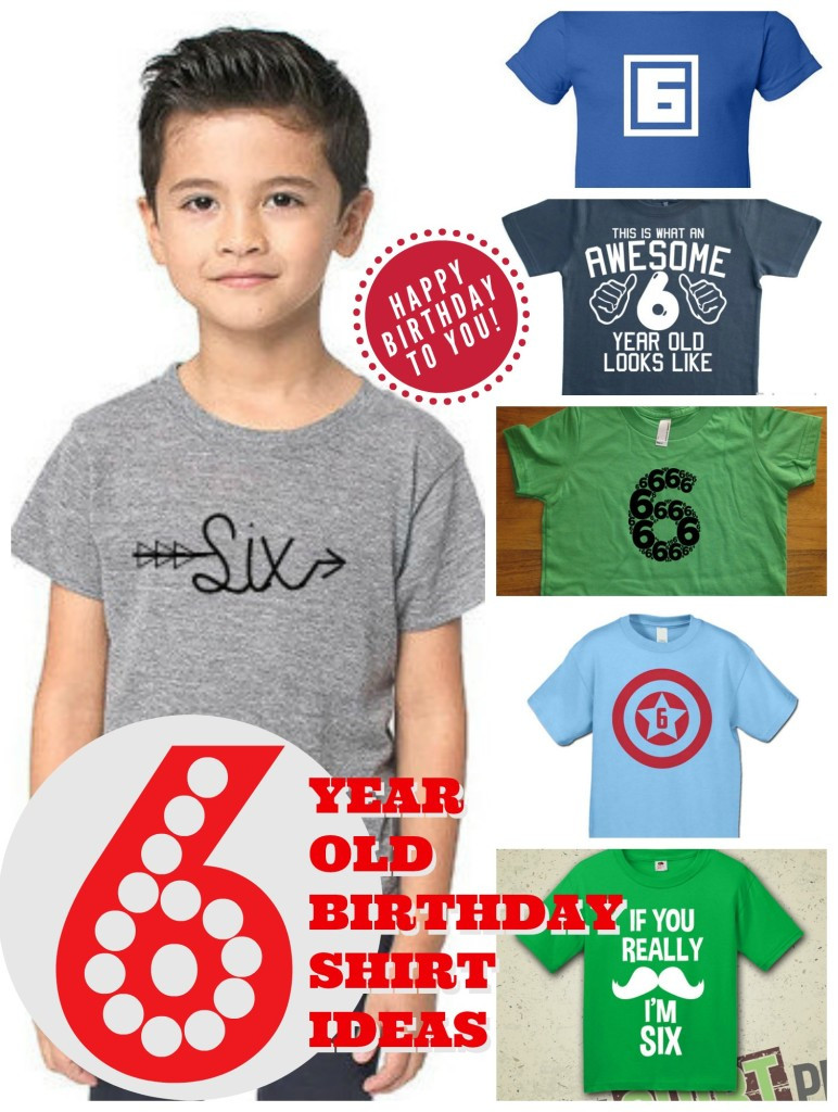 6 Year Old Boy Birthday Gifts
 7 Cute Ideas For A 6 Year Old Birthday Shirt