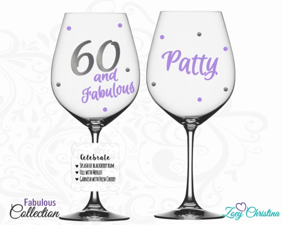 60 Birthday Gift
 60 and fabulous 60th birthday ts for women by ZoeyChristina
