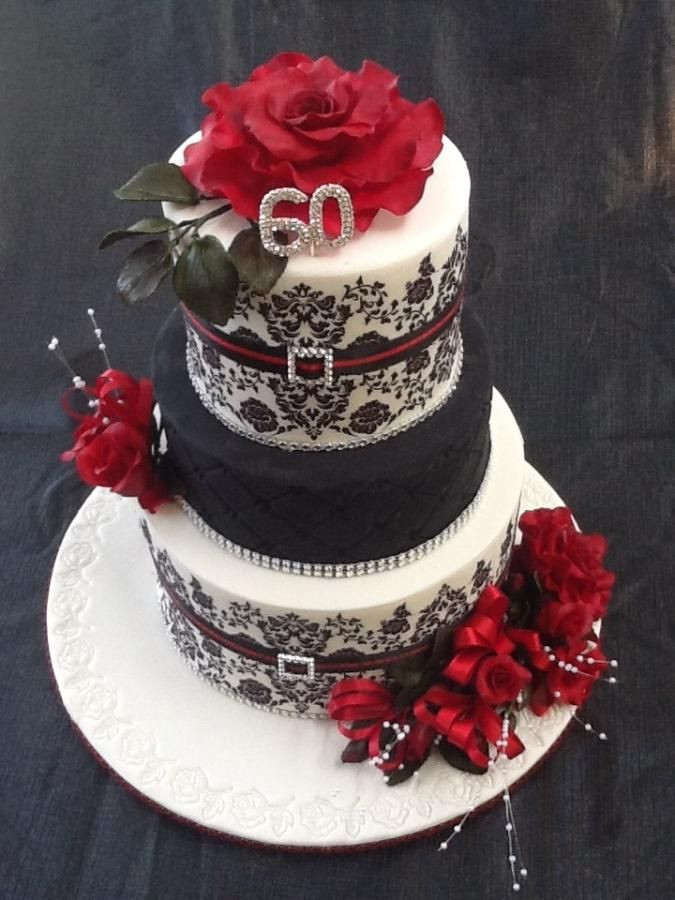60th Birthday Cake Decorations
 60th Birthday cake