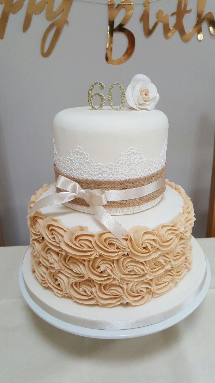 60th Birthday Cake Decorations
 Sue s 60th birthday cake