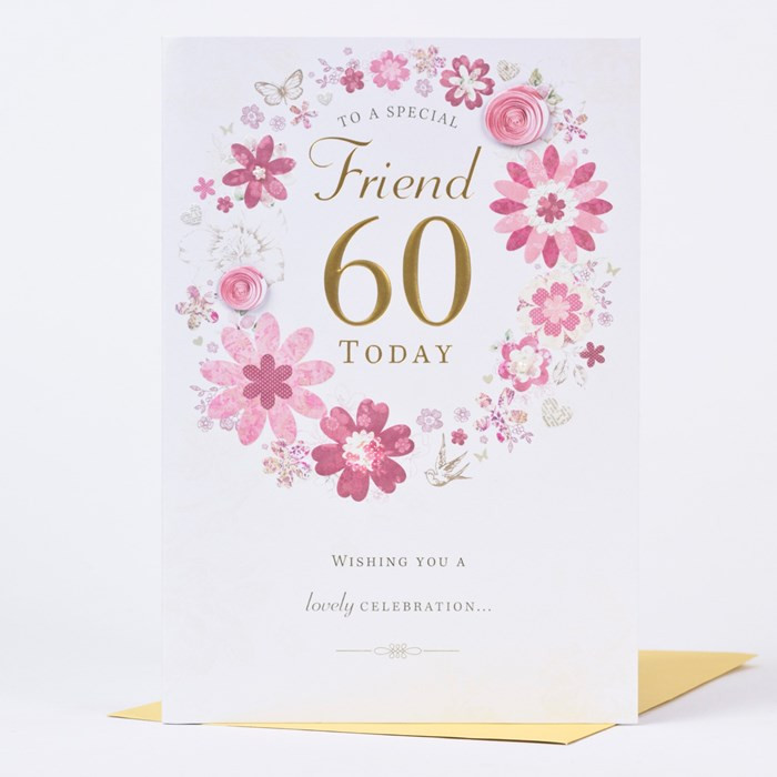 60th Birthday Cards
 60th Birthday Card Special Celebration