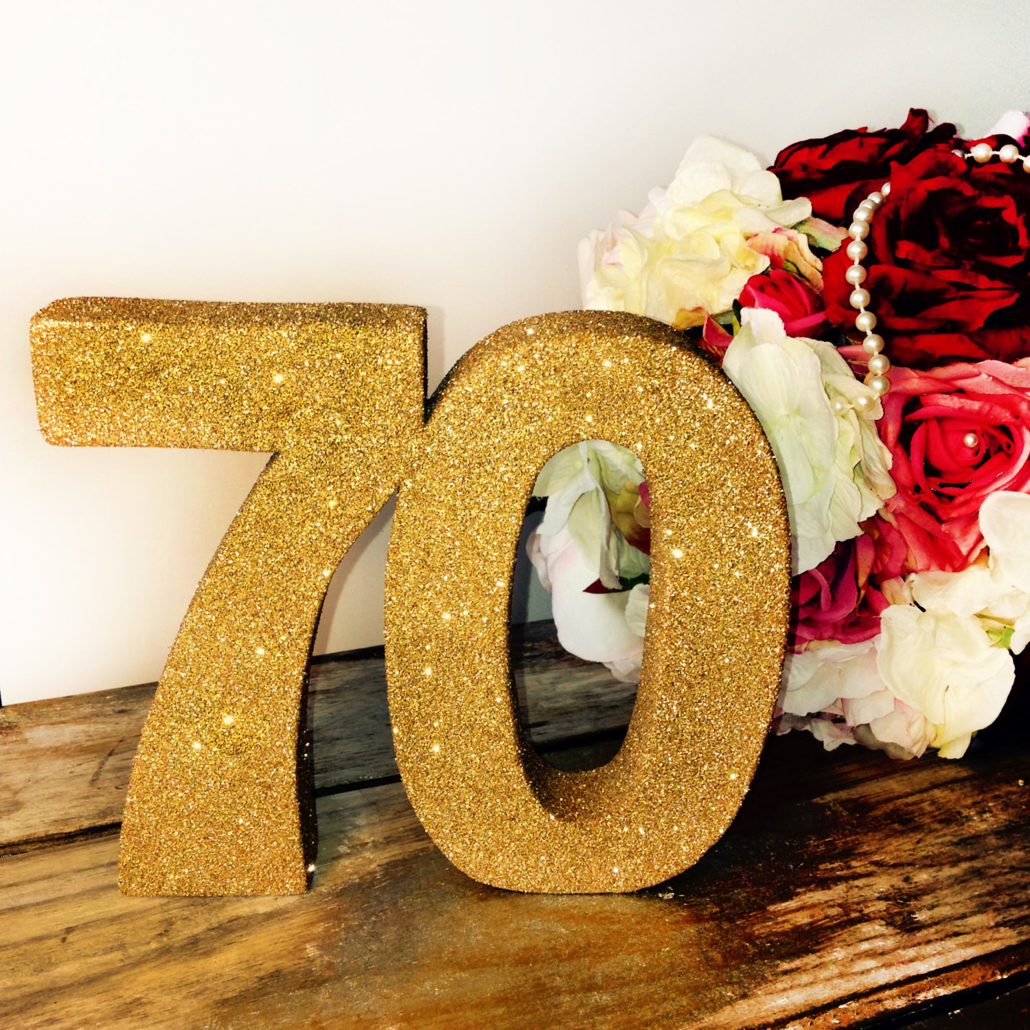 70 Birthday Decorations
 70th birthday decoration glitter number Birthday party