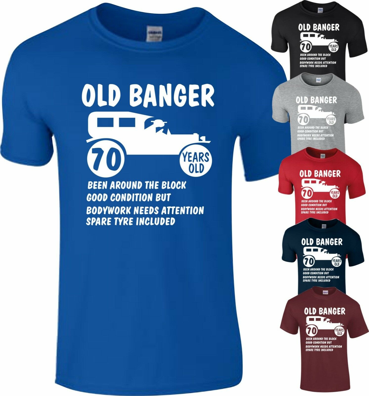 70 Year Old Birthday Gift
 70th Birthday 1948 Age 70 Years Old Banger Present Gift T