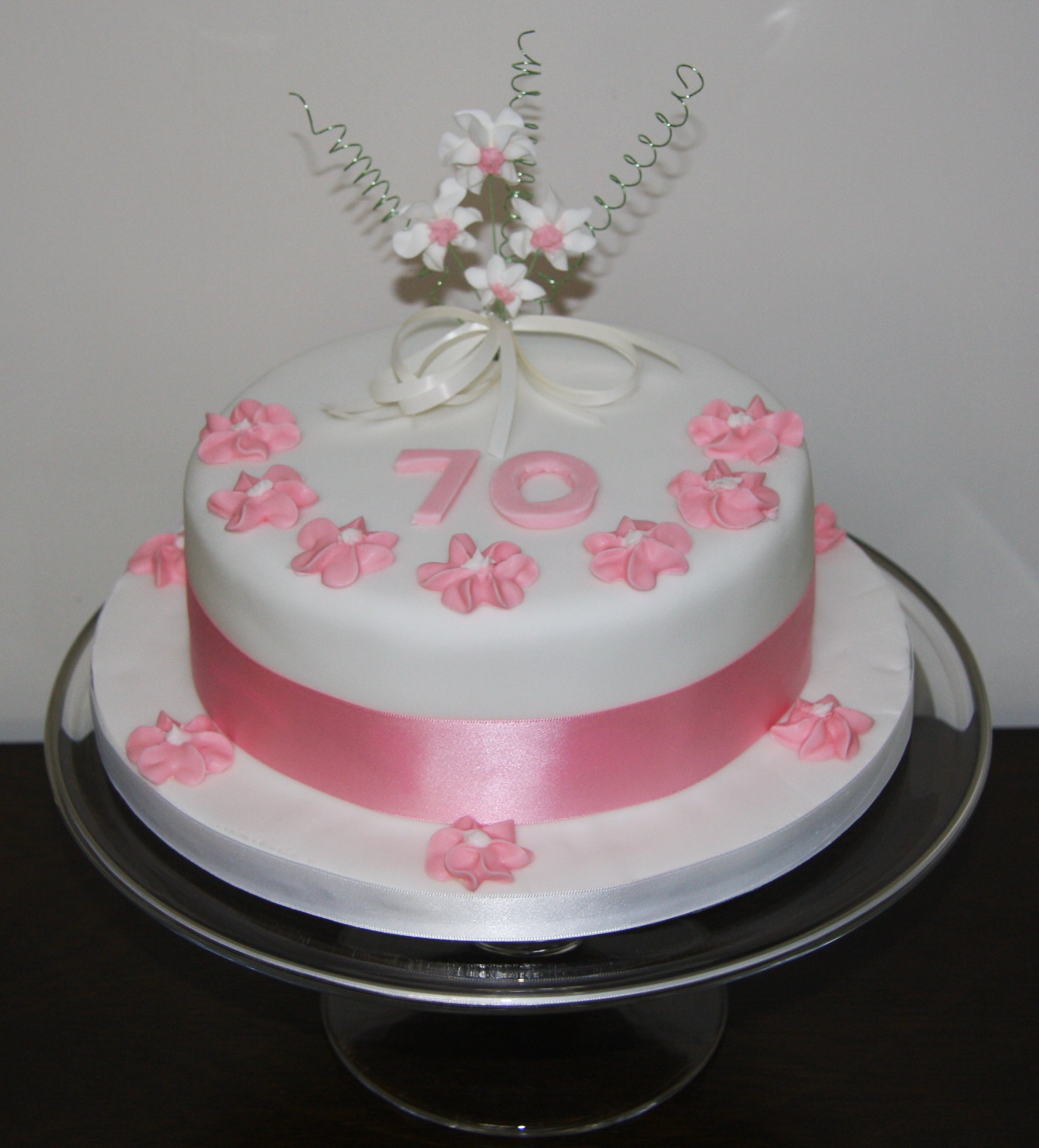 70th Birthday Cake
 Say it with Cake – 70th Birthday Cake – lovinghomemade