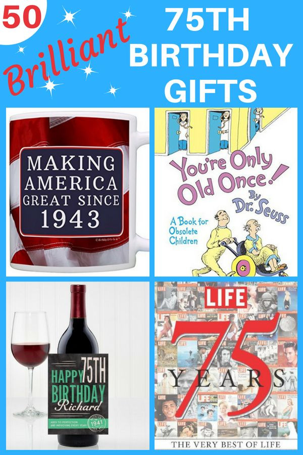 75Th Birthday Gift Ideas For Grandpa
 Top 75th Birthday Gifts 50 Best Gift Ideas for Anyone