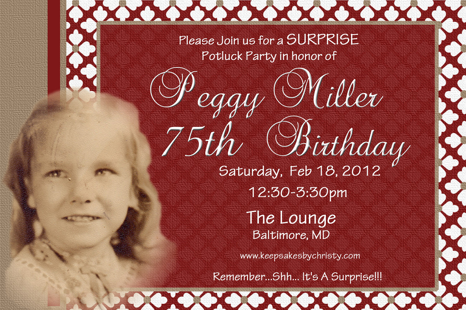 75th Birthday Party Invitations
 75th Birthday Invitations Ideas – FREE Printable Birthday