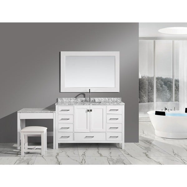 78 Inch Bathroom Vanity
 Shop Design Element London 78 inch Single Sink White