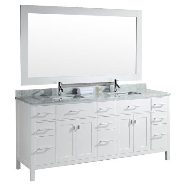 78 Inch Bathroom Vanity
 78 inch dual sink vanity and mirror Wayfair $1800