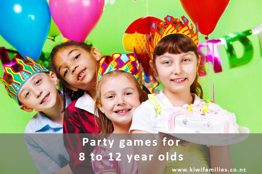 8 Year Old Birthday Party Games
 Party games for 8 to 12 year olds Kiwi Families