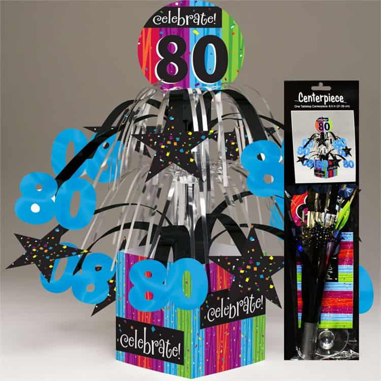 80 Birthday Decorations
 80th Birthday Decorations Easy & Festive Decor for a