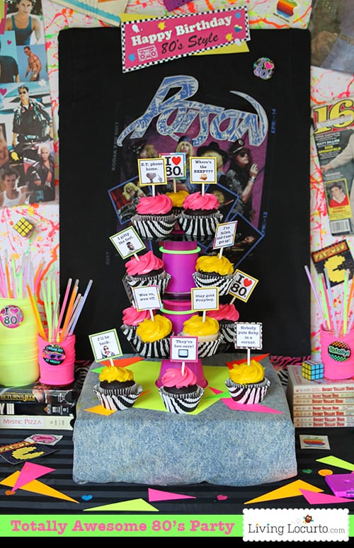 80 Birthday Party
 Awesome 80 s Birthday Party Ideas
