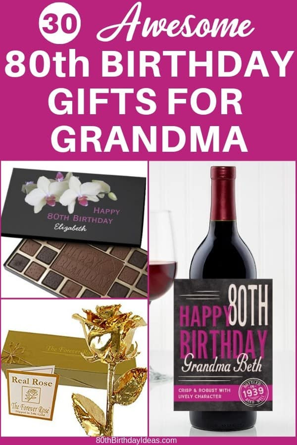 80th Birthday Gift Ideas
 80th Birthday Gift Ideas for Grandma