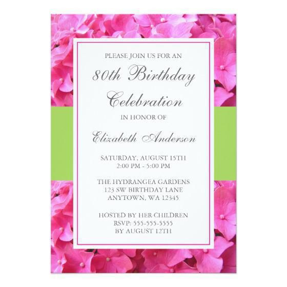 80th Birthday Invitation Wording
 80th Birthday Invitation Wording Templates