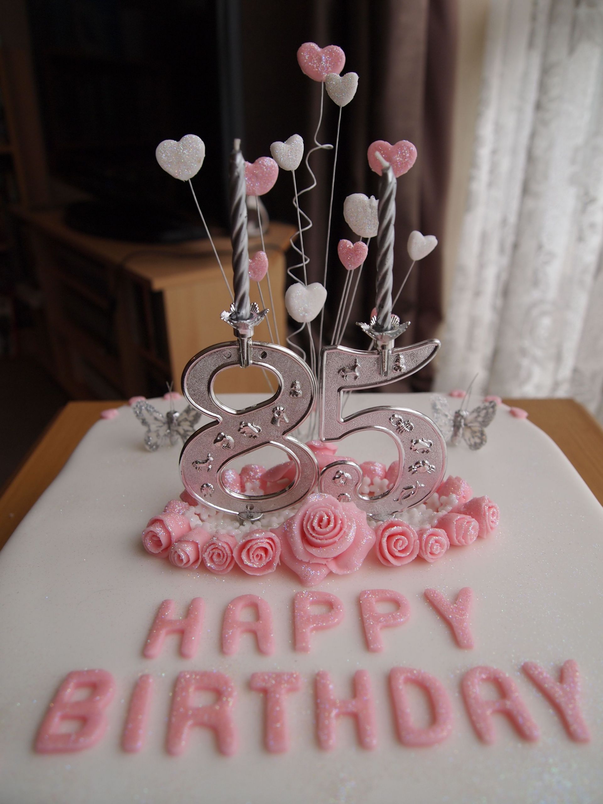 85th Birthday Decorations
 85th birthday cake Cakes Pinterest