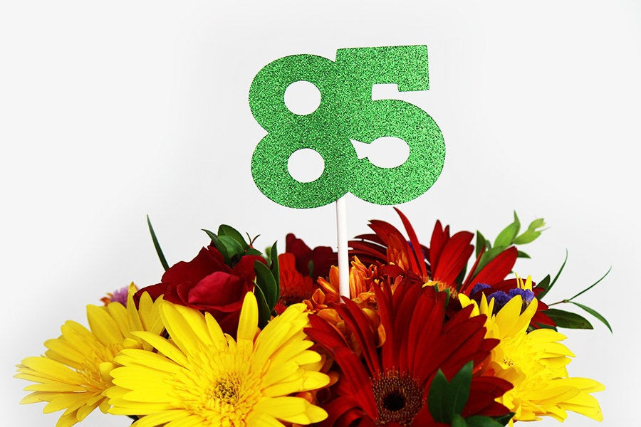 85th Birthday Decorations
 85th Birthday Centerpiece Stick 85th Anniversary Centerpiece