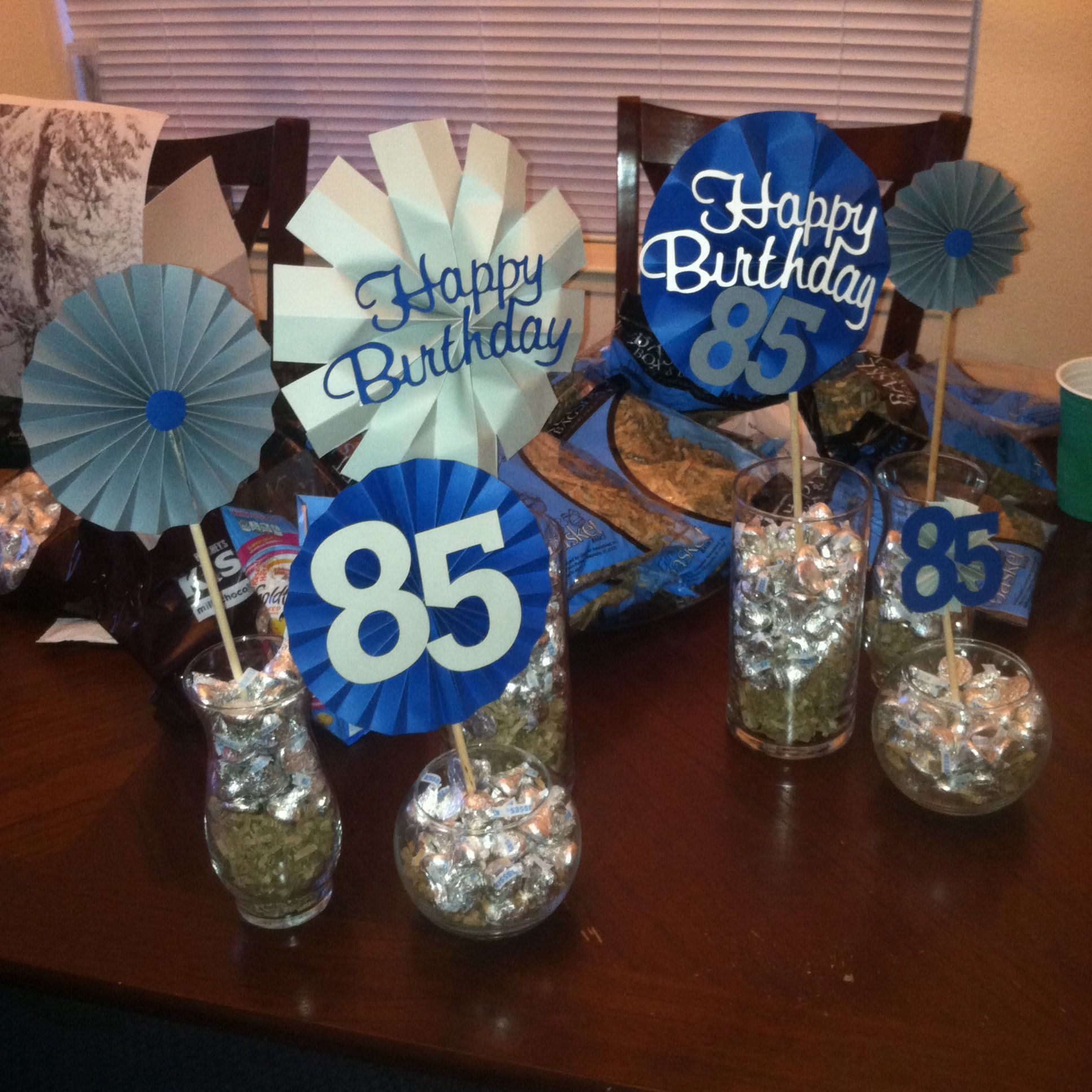 85th Birthday Decorations
 Grandpa a 85th Birthday party easypeasybynoeeazy